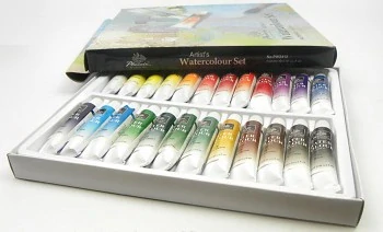 Sada akvarelových barev 24x12ml Phoenix
